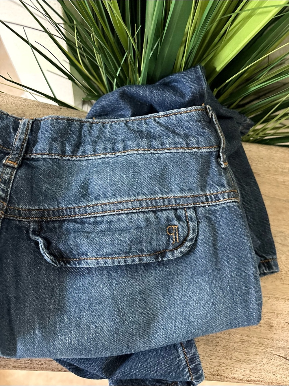 Anthropology Pilcro High Rise Wide Leg Blue Jeans - Picture 6 of 9